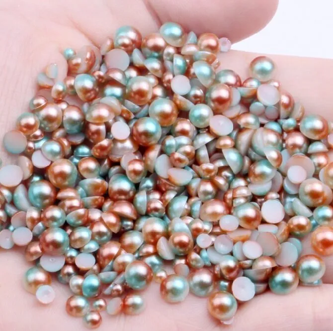 Gradient color ABS flatback pearl (pic4) Gradient color ABS flatback pearl (pic4)