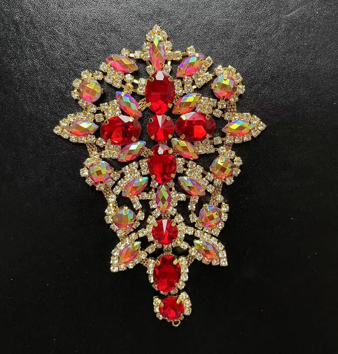 Red Rhinestone Applique 