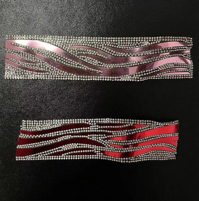 Hot Fix Rhinestone Trim 4.5cm Wide