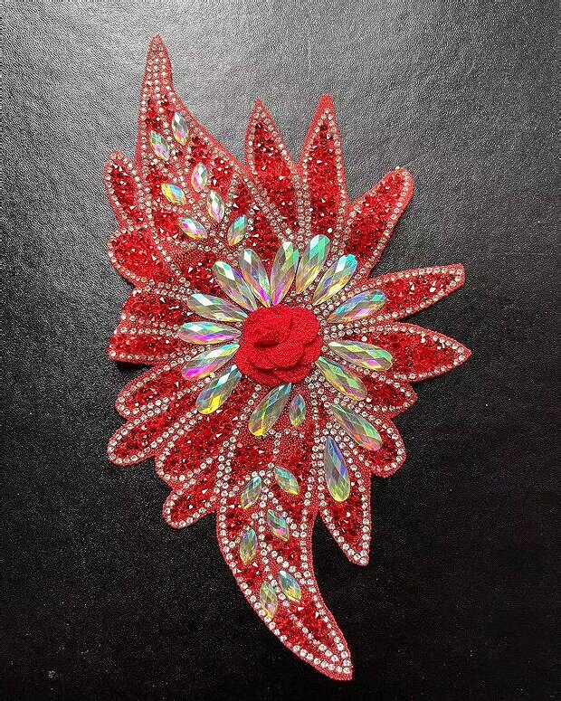  Iron on Rhinestone Applique