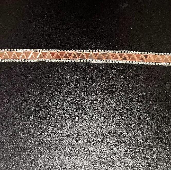 Hot Fix Rhinestone Trim Simple Design