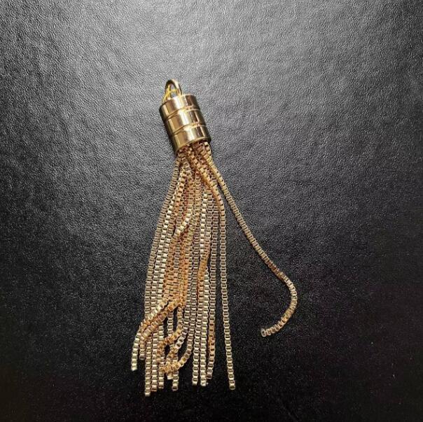 Rose Gold Iron Tassel For Carnival Costume Design 