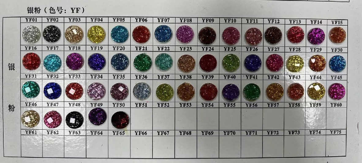 Resin Rhinestone Color Card 