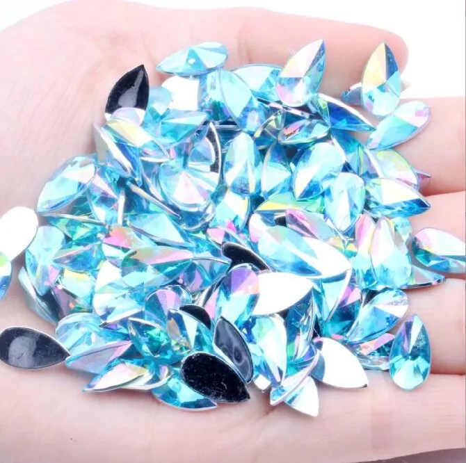 Acrylic Rhinestone Teardrop Flatback Rhinestone(pic6)