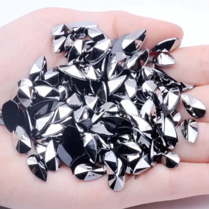 Acrylic Rhinestone Teardrop Flatback Rhinestone(pic15)
