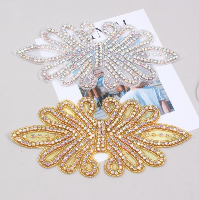 Clear AB Rhinestone Applique