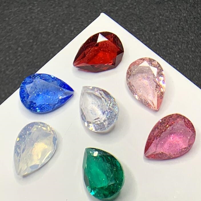 10*14 Bling Teardrop Glass Rhinestone