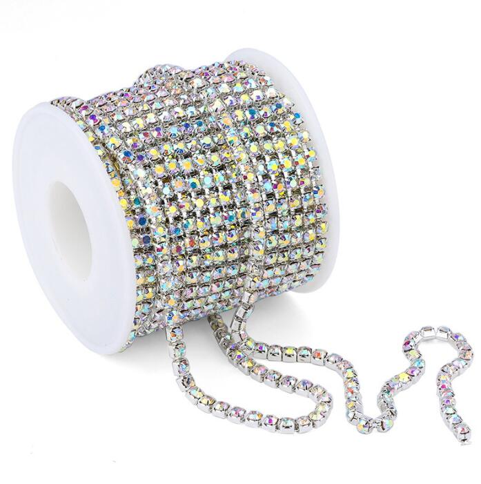 SS12 Clear AB Rhinestone Chain