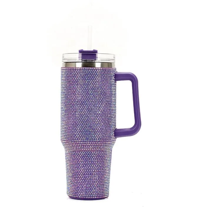 Glitter 40oz rhinestone bling diamond tumbler with handle Vacuum Insulated Stainless Steel Bottle Mug Termos Travel car cup(pic4) Glitter 40oz rhinestone bling diamond tumbler with handle Vacuum Insulated Stainless Steel Bottle Mug Termos Travel car cup(pic4)