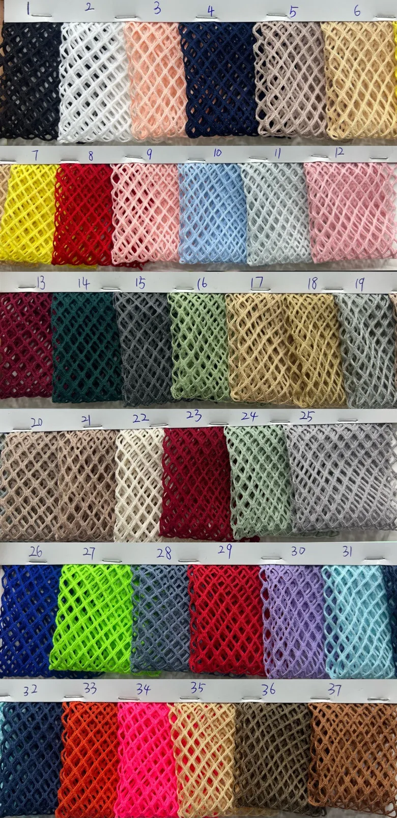 Rhinestone Mesh Elastic Fishnet Rhinestone Mesh(pic7)