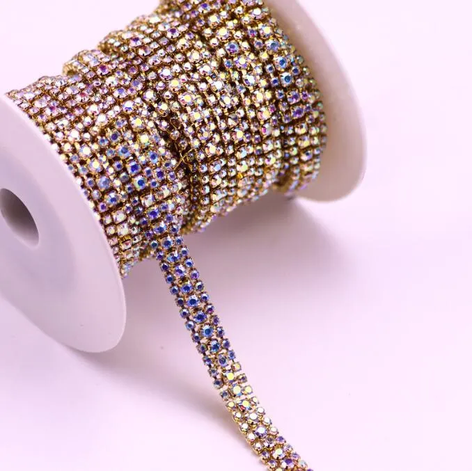 Three Rows Rhinestone Chain(pic15)