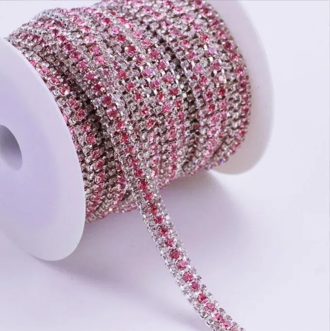 Three Rows Rhinestone Chain(pic16)