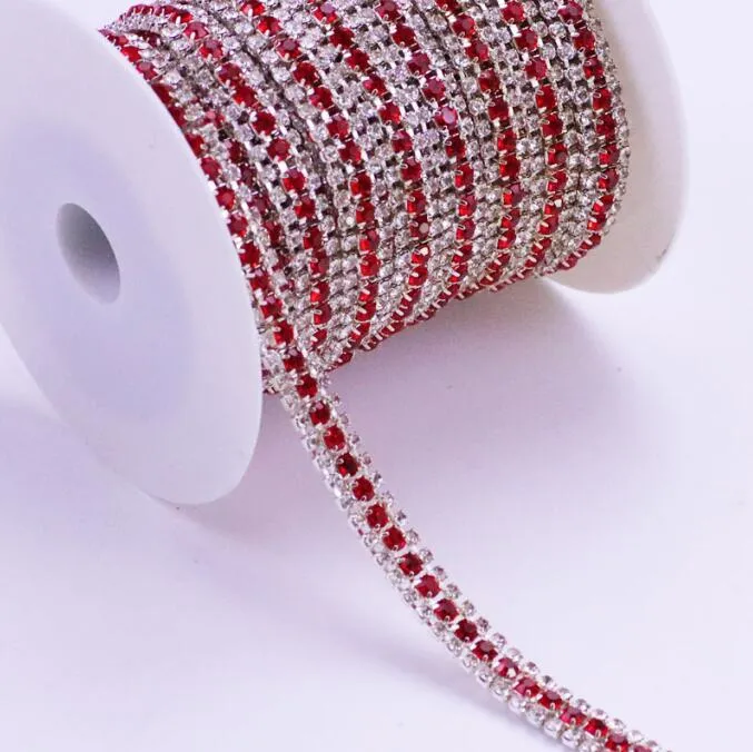 Three Rows Rhinestone Chain(pic17)
