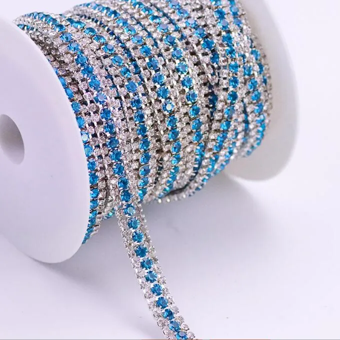 Three Rows Rhinestone Chain(pic18)