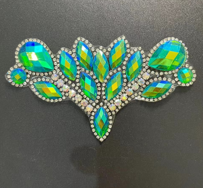 Iron on Rhinestone Applique