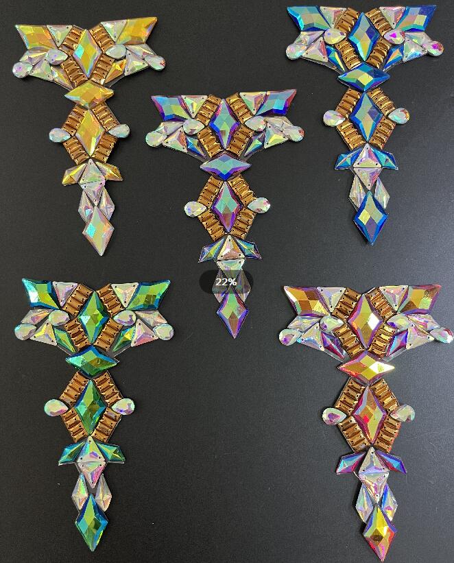 Iron on Rhinestone Applique