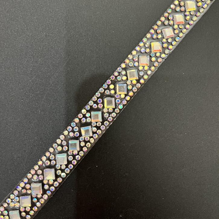 Iron on Rhinestone Trim For Carnival 