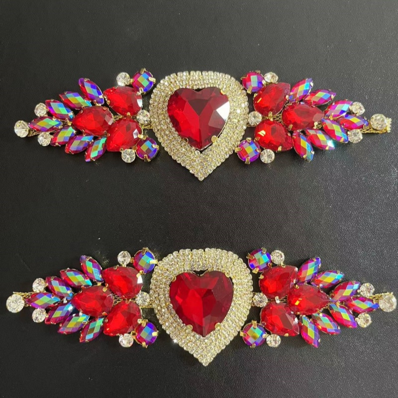 Red Rhinestone Applique 