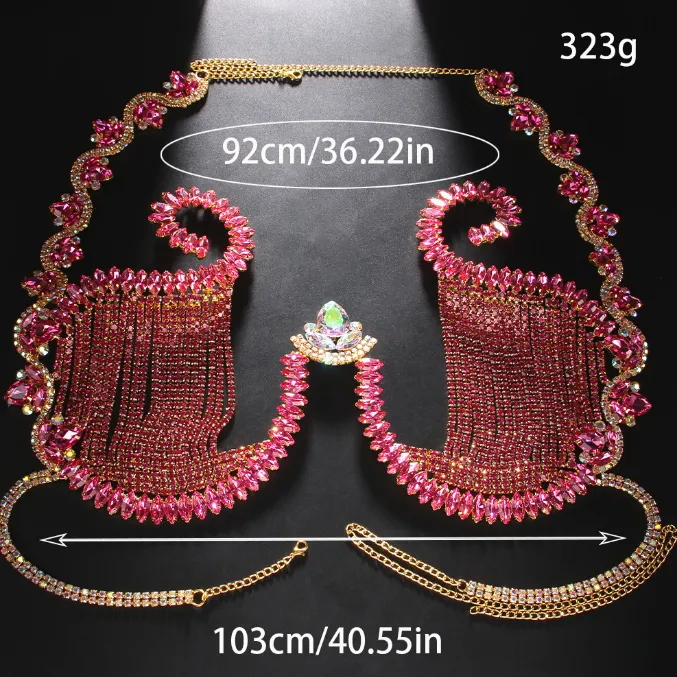 Rhinestone Bra(pic4)