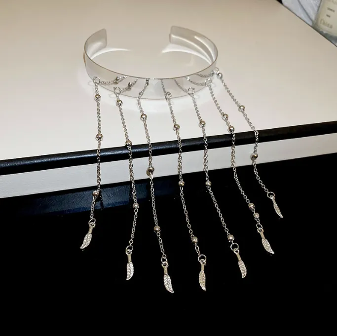 Arm Cuff Bangle with Tassel (pic3) Arm Cuff Bangle with Tassel (pic3)