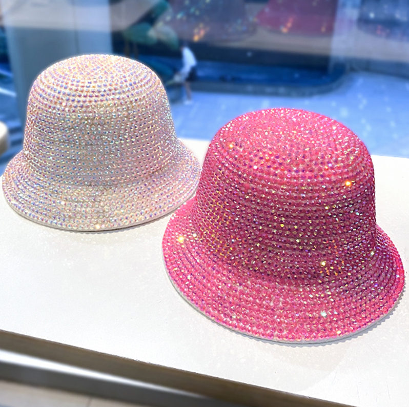 Rhinestone Bucket Hat 