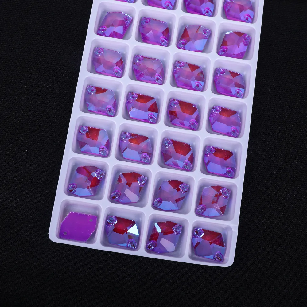 17*21 Fancy Shape Glass Neon AB Rhinestone in Stock(pic7)