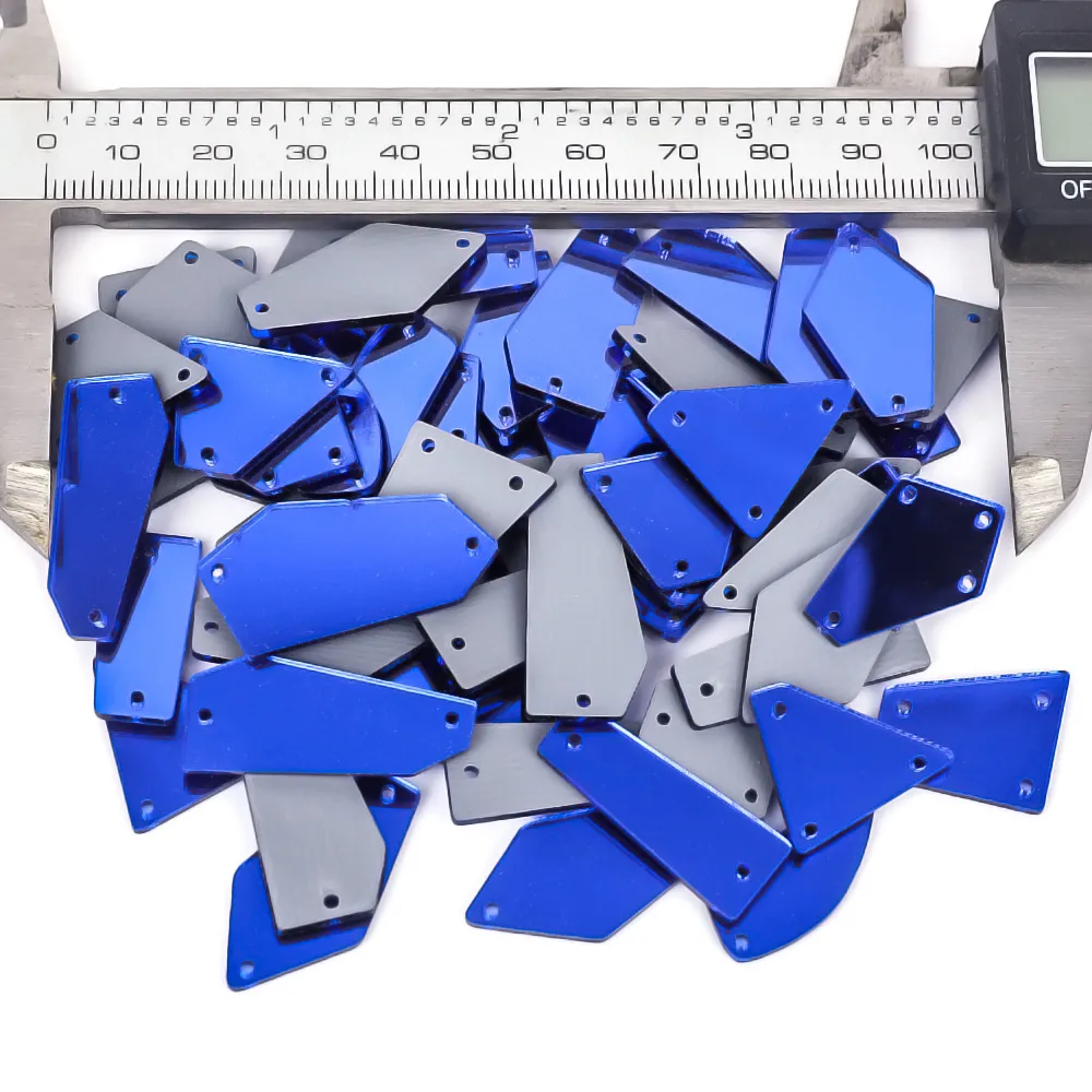 Mixed Shapes Mirror Stones 100pcs in One Bag in Stock (pic18)