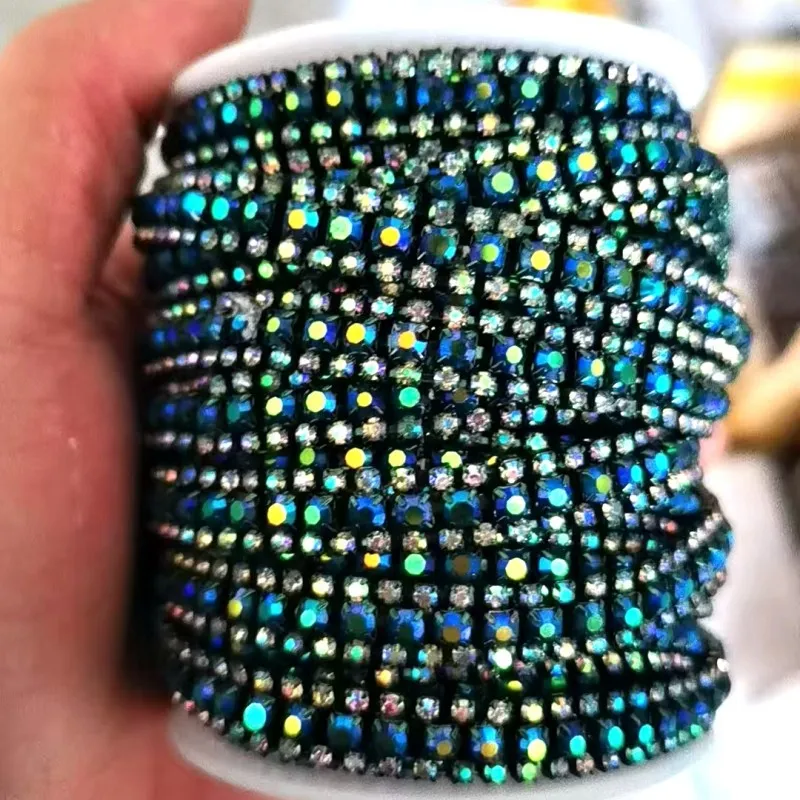 9mm Wide Rhinestone Chain in Stcok(pic6)