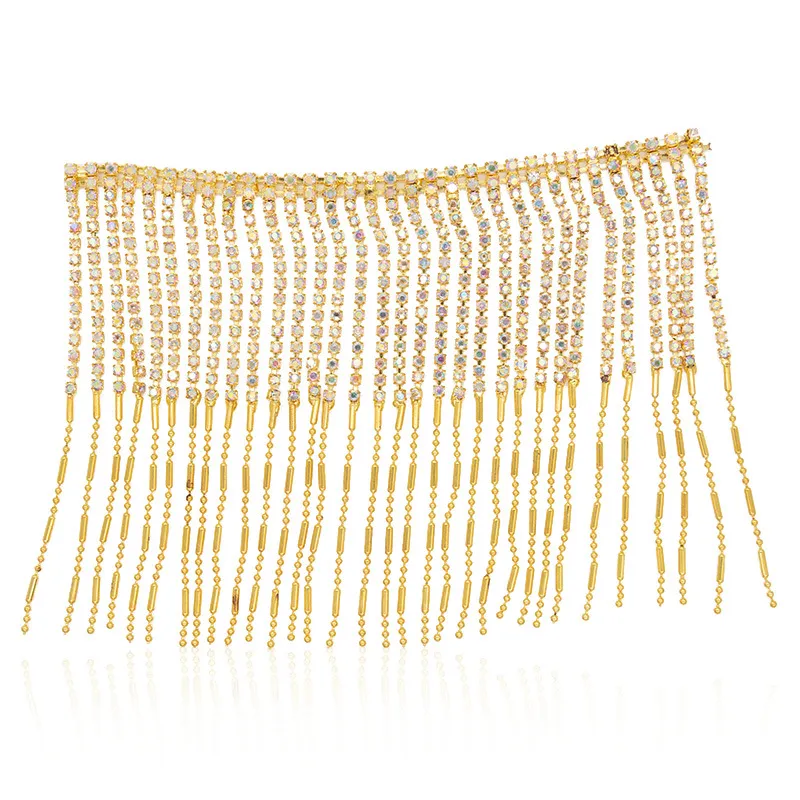 Fancy Rhinestone Chain with Fringe(pic1) Fancy Rhinestone Chain with Fringe(pic1)