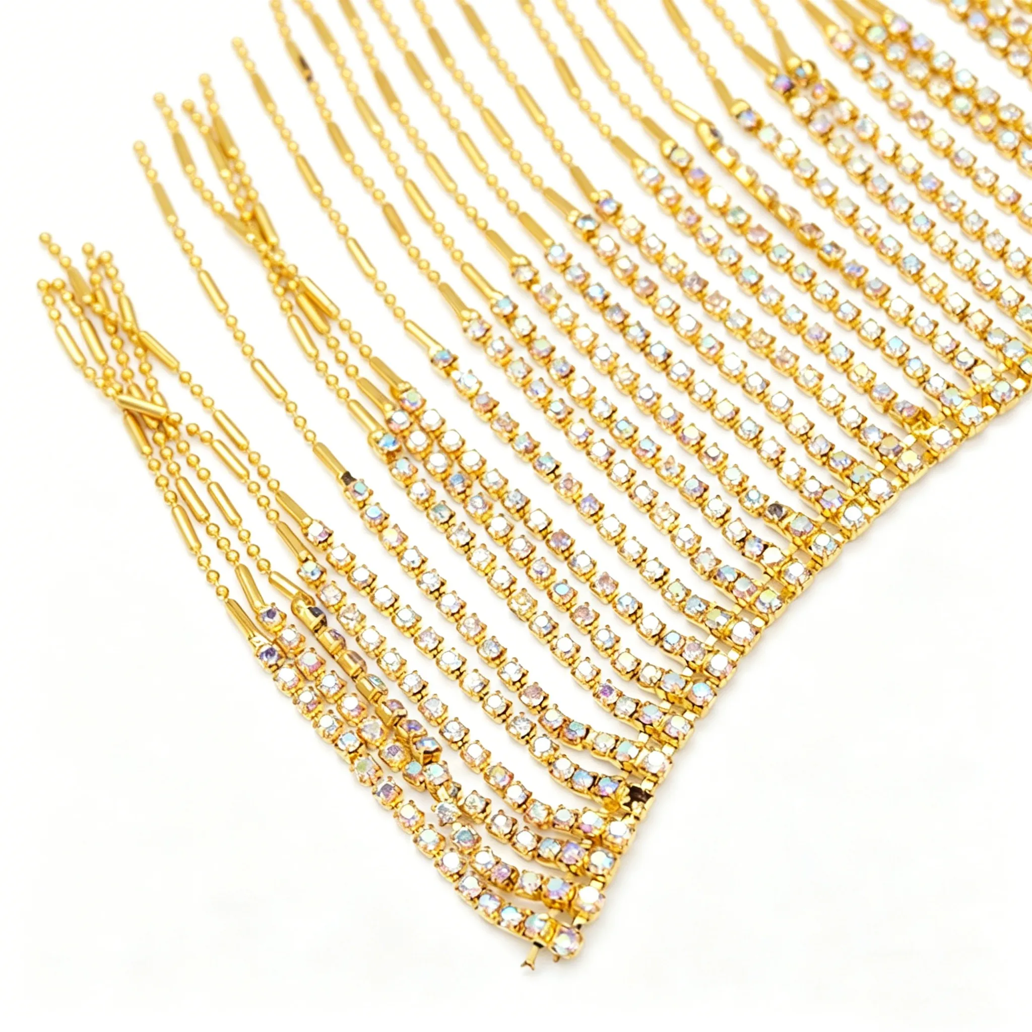 Fancy Rhinestone Chain with Fringe(pic2) Fancy Rhinestone Chain with Fringe(pic2)