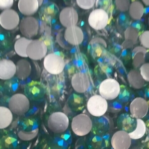 DD198AB Round Resin Rhinestone 