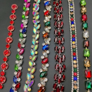 Fancy Rhinestone Chain Decorate Bags/Sho