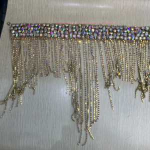Rhinestone Chain Rhinestone Chain Fringe