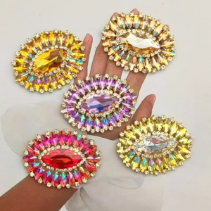 AB Color Rhinestone Applique For Cosstum