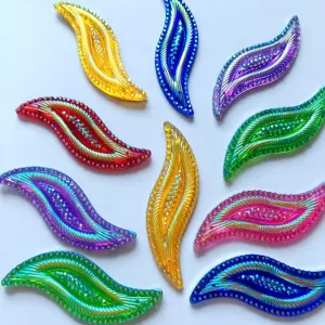 14*47mm Resin Rhinestone 