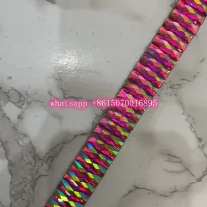 Fushia AB Rhinestone Trim