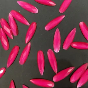 8*28 Teardrop Neon Resin Rhinestone 