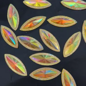 20*50 Boat Resin Rhinestone 