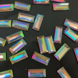 12*25 Rectangle Resin Rhinestone 