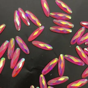 8*27 Oval Resin Rhinestone 