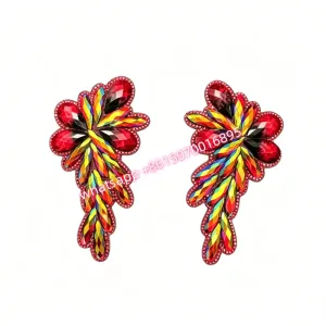 Iron on Rhinestone Applique By