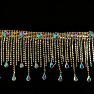 Rhinestone Chain with Tassel 7