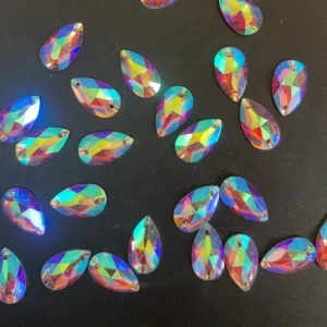 17*28 Teardrop Resin Rhineston