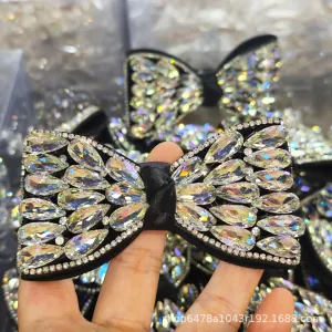 Rhinestone Bow Applique