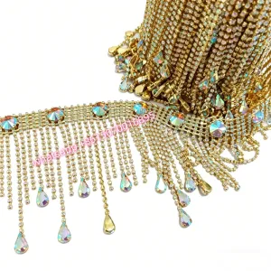 Fancy Rhinestone Chain with Fr
