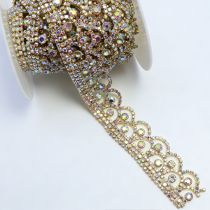 Gold Case with Clear AB Rhines