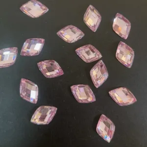 20*30mm Diamond Shape Resin Rh