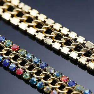 Multicolors Rhinestone Chain 