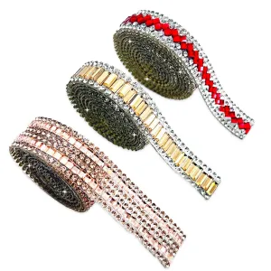 Plastic Rhinestone Trim