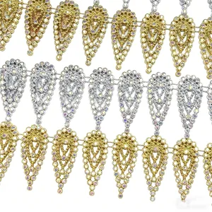 Plastic Rhinestone Trim 